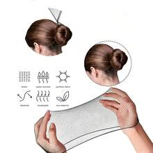 彈性髮網，120入/100入/80入/60入/40入/20入 女用隱形髮網假髮帽，適用於餐飲服務、芭蕾髮髻、睡眠、空服員，髮飾配件 - C - 查看 11