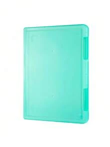 Minimalist Desktop File Organizer Transparent Plastic Bill Organizer Box Desktop Paper Document Storage Box Plastic Document Storage Box School/Home Exam Paper Organizer Box Room Decor Dorm Essentials College Back To School Season - Multicolor - View 15