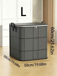 1/3件大容量黑色收納箱，加強手柄，110L/140L/180L尺寸，適用於被褥、床單、枕頭、毯子、衣物，衣櫃整理，臥室收納，居家日常使用，讓衣物與寢具保持整潔 - 彩色 - 查看 8
