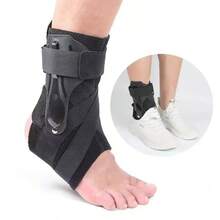 1pc New Quick-Lace Ankle Support, Adjustable Slim Fit, Lightweight Compression Ankle Wrap, Breathable Sports Ankle Compression Brace - Multicolor - View 2