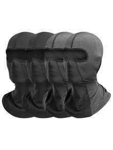 1-Piece / 2 Pieces Balaclava Cap Motorcycle Riding Face Mask, Warm Hood, Sunshade And Windproof, Suitable For Mountain Climbing And Outdoor Sports Mask - Multicolor - View 1