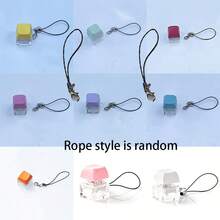 Random 1/3/5 Packs Simple Single-Button Fingertip Stress Relievers In Assorted Colors, Suitable For Office, Home, And Travel. Relieve Stress, Ideal Gift, Acupressure Keychain For Focus And Relaxation, Birthday Party Gift (Lanyard Style Random) - Multicolor - View 11