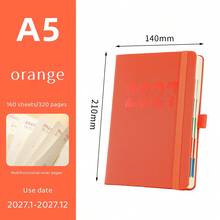 2027 New Calendar Self-Management Check-In Time Planning Daily One Page 365 Days Office Planner - 2027 Notebook - View 16