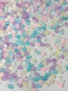 500 buah Manik Kaca Mata Kucing Macaron Luster Warna Campuran Acak 4mm (6/0) - Sempurna untuk Pembuatan Perhiasan DIY, Kalung, Gelang, Gelang Kaki dan Rantai Pinggang, Kerajinan Tangan, Pola Perhiasan, Aksesoris Pembuatan Perhiasan DIY, Manik Kaca Mini - Pencampuran warna acak - View 7