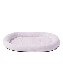 1pc Summer Cooling Ice Silk Latex Dog Bed, Pet Bed With Neck Support, Fully Polypropylene Fiber Filled, Non-Slip Dotted Bottom Waterproof Thickened Ice Silk Pad, Washable Breathable Cooling Nest, Suitable For Small Dogs, Medium Dogs And Cats - Green - View 11