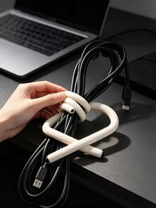 Flexible Bendable Multi Purpose Hook, Universal Twist Organizer Strap, Reusable Bendable Wire Tie For Hanging Bag, Cable Storage, Car Headrest, Phone Stand, Cabinet Lock Home Outdoor Use - View 5
