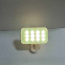 Fill lights LED自拍燈 便攜式環形燈夾燈 3種照明模式 鏡前燈 適用於智慧型手機與電腦 適合化妝、Zoom會議、直播、Vlog、自拍與視訊通話 房間裝飾 250mAh - fangxing - 查看 13