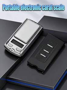 One Portable Kitchen Scale With An LCD Display, Suitable For Food, Jewelry, Powders, Etc., Used For Food Transport, Cooking, And Meal Preparation. A Modern Kitchen Appliance, Ideal For Weight Loss Meals. Batteries Not Included. - jewelry scales - View 5