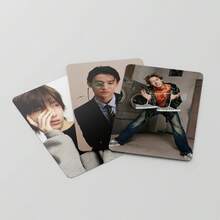 COR TIS Lo Mo Cards Set 55Pcs Per Box, Kp Op Idol Collection Photo Cards, Blue Lips & Green Green Series Hologram Postcards, Fan Merchandise Decorative Cards, Gift For Fans, Collectible Photo Cards For Collection And Decoration - Multicolor - View 5