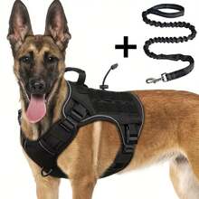 2PCS Dog Vest Harness And Leash Set No Pull With Handle For Better Control With Bungee Dog Leash For Medium Large Dogs Walking Hiking Training - Multicolor - View 20