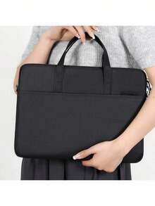 Fashionable Minimalist New Versatile Shoulder Handbag Business Laptop Briefcase Office Bag Padded Tech Organizer Case Travel Essential Professional - Multicolor - View 7