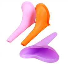 Portable Women's Urination Device - Soft Flexible Silicone Leak-Proof Travel Urinal Funnel, Compact Foldable & Reusable, Essential For Outdoor Camping, Hiking, Music Festivals, Discreet Design - A - View 9