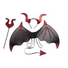 Halloween Bat Wings Three Pieces Costume Party/Stage Performance (Actual Product As Shown In SKU Image) - View 5