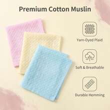 Waffle Washcloths 6/12/24 Pack, Washcloths For Body And Face, 10x10/10x19 Inch Small Large Face Washcloths, Super Soft And Gentle Face Towels On Sensitive Skin - Pink + Blue - View 2