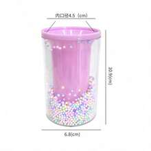 Colorful Square/Round Foam Pen Holder Student Gift Learning Stationery Desktop Storage Pen Holder Back To School Essential, First Day Of School - Multicolor - View 18