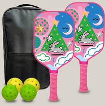RANDISH Pickleball Paddle Set, 16mm Core Thickness, Includes 2 Pickleball Paddles, 4 Balls And 1 Storage Bag - Multicolor - View 23