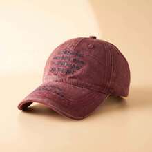1pc Gothic-Style Casual,Street Men Hat,Letters Embroidery, Unisex Fashion, Provides Shade & Sun Protection, Perfect For Outdoor Activities. - Multicolor - View 14