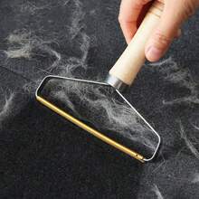 1 件双面织物剃毛器，家用衣服除毛器，手动毛衣除毛器，多功能除毛工具，不会损坏衣物 - 黃色 - 查看 1