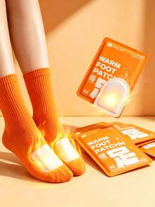 4/12/20/40pcs Self-Heating Patch, Ultra-Thin, Individually Wrapped, Suitable For Sports, Indoor, Outdoor, Work, Portable Hand Warmer, Applicable To Hands, Abdomen And Legs - Suitable For Winter, Outdoor, Travel, Keeping Abdomen And Hands Warm, 10 Hours Heat Retention, Suitable For Winter Outdoor Use, Essential For Skiing - A - View 2