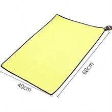 Magnetic Towel, Magnetic Clip For Golf Towel, Microfiber Fabric Waffle Pattern Towels Industrial Strength Magnet For Strong Hold To Golf Carts Or Clubs 1 - Yellow - View 3