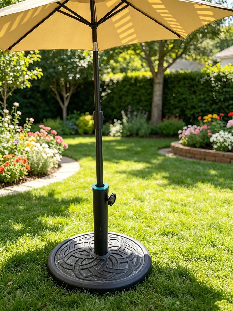 1pc Parasol Stabilizer, Umbrella Pole Fixing Sleeve, Base Adapter, Easy Installation, Portable, Suitable For Outdoor, Patio, Garden, Pool, Camping, Vacation, Summer Essential, Table Umbrella Windproof Reinforcement Accessory, Beach Umbrella Stability Accessory, Anti-Wobble Parasol Sleeve, Wedding Season Graduation Season Back To School Season Gift - Multicolor - View 1