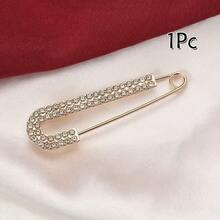 1Pc/2/3Pcs Fashionable Exquisite Clothing Buttons Pins, Made Of Synthetic Zirconia And Alloy, Can Adjust Waistline, Fix Clothing, Suitable As Daily Wear Accessories - Multicolor - View 14