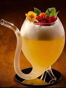Vampire Wine Glass, Creative Cocktail Glass, Decanter Cup, Mug, Built-In Straw, Cocktail, Wine, Juice, Ice Cream Champagne, Home Bar, Party, Club, Glassware, Outdoor Camping - Multicolor - View 12
