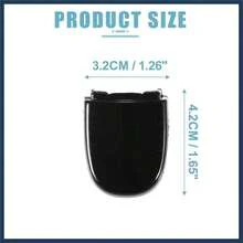 Front Left Exterior Door Handle Lock Cover Cap Fit Jetta - Pack Of 1 Black Stylish Design - A - View 4