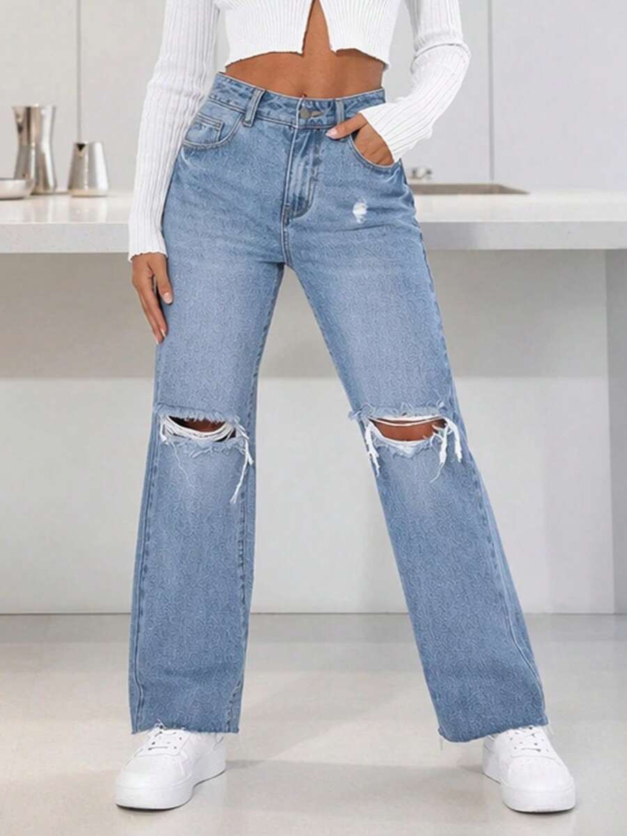 Women Jeans - Blue - View 1