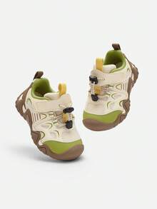 Balabala Baby First Walking Shoes, Multi-Terrain Functional Sports Shoes, Breathable Soft Sole, Unisex For Boys And Girls - Off-white - View 4