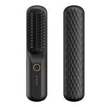 2-In-1 Straightening & Curling,Portable Wireless Hair Straightener Comb,Ceramic Coating Anti-Scald,For Home Use,Holiday Gifts,Holiday Essentials,Fast Heating,Suitable For Various Hair Types,Anti-Scald Design,Professional Styling Tool,Gift For Women - Multicolor - View 14