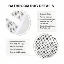 Sanrio Hello Kitty Heart Pattern Shower Curtain Set, 4 Pieces, Includes Bathroom Decor And Matching Hooks For Daily Use (2 Shower Curtains, 1 Toilet Lid Cover, 1 Shower Curtain) - 4-piece Shower Curtain Set - View 12