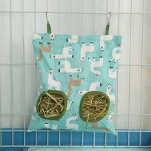 Rabbit Hay Feeding Bag, 3-Hole/2-Hole Design, Bite-Resistant, Guinea Pig Hay Storage Bag - Large Capacity, Easy To Clean - Cute Design, Small Pet Feeding Bag, Suitable For Guinea Pigs, Rabbits And More - View 10