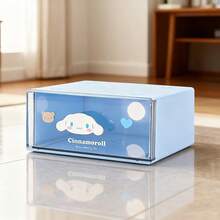 Miniso Sanrio Character Storage Box, Single Layer Drawer Box With Figurine Handle, Smooth Sliding Design, Desktop Stationery & Sundries Organizer (1pc) - Multicolor - View 8