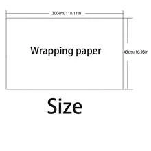 1 Roll 3 Meters Gold Foil Silver Powder Gift Wrapping Paper, Valentine's Day Christmas New Year Birthday Party Gift Paper, Large Size Roll Gift Box Paper - Toilet Paper - View 12