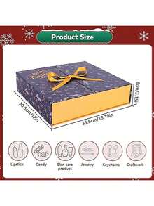 ChristmasDecorations,1 Set Christmas Countdown Calendar,Blue/Pink/Green/Red,Includes 24 Cardboard Treasure Boxes,Can Be Used To Fill Countdown Calendar Storage Boxes,Perfect Choice For DIY Gifts And Holiday Decorations - View 2
