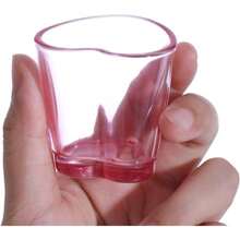 Heart Shot Glasses Set, Shot Glass Cute For Bar Cart Accessories 1.5oz 6 - Rainbow - View 3