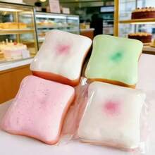 1pc - 2026 New Extra Soft & Squishy Jumbo Boba Tea Toast Slow Rebound Stress Relief Toy, Realistic Boba Tea Toast Texture, Creative Dessert Sensory Gift - Holiday Gift, Creative Surprise, Perfect Gift - Multicolor - View 5