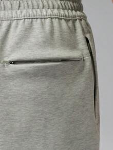 Jordan Men's AS DF SPT HOOP FLC Knit Sports Shorts IQ3801-050 - Light Grey - View 3