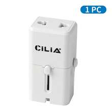 Worldwide Travel Essentials, Portable Universal International Plug Adapter, Global Wall Charger Fits 200+ Countries With US/EU/UK/AU Outlets, 2500W Compact Travel Power Plug - EU F Type Plug(220-240V) - View 8
