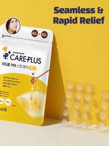 Olive Young Care Plus 96片蜂蜜祛痘贴，隐形，韩国护肤品，韩国化妆品礼品 - 96 sheets+Honey 84 - 查看 10