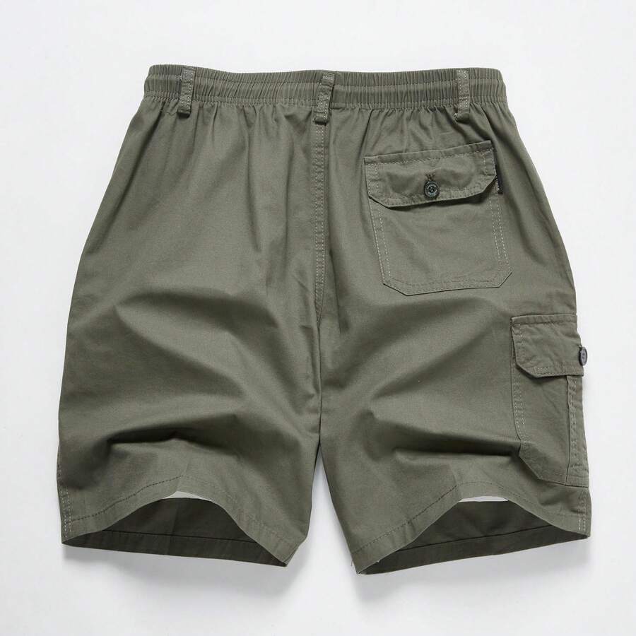 Men Shorts - Army Green - View 1