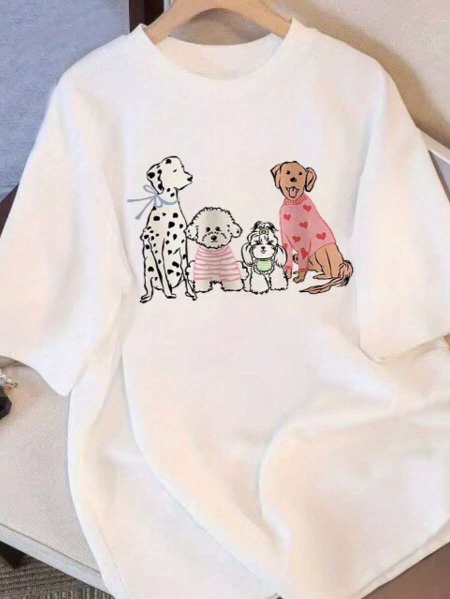 Women T-Shirts - 白色 - 查看 1