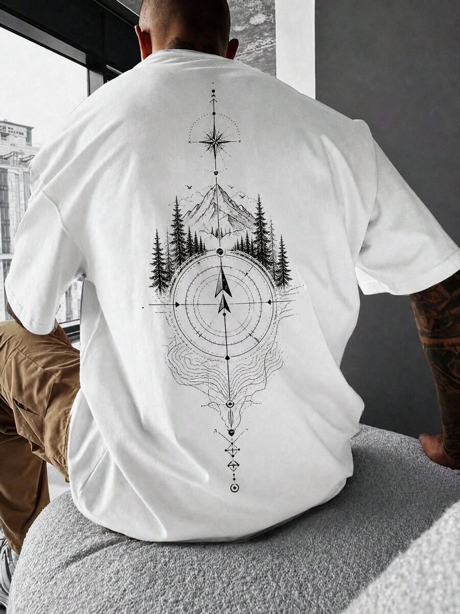 Men T-Shirts - 白13 - 查看 1