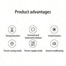 SOKANY Multifunctional Round Timer, Supports Countdown/Count Up, Powered By 3 AAA Batteries, Large LED Display, 3 Mute Modes, Rotatable, Magnetic, Compact. Suitable For Cooking, Baking, Classroom, Learning And Sports. - Silver - View 5