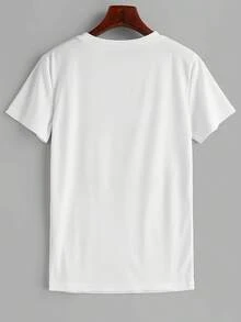 Women T-Shirts - 白色 - 查看 2