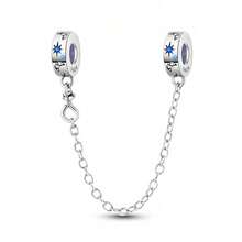 1pc S925 Sterling Silver Bracelet Safety Chain, Original Heart Lock, Butterfly, Evil Eye Multiple Rhinestone Designs, Thin Chain Anti-Drop Protection For Beaded Bracelets, Gold And Silver Dual Colors Optional, Versatile Accessory, Suitable For Handmade DIY Bracelet Making, Exquisite And Durable For Daily Wear - Multicolor - View 16