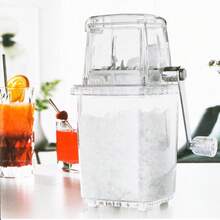 Small Manual Ice Crusher, Ice Breaker, Shaved Ice, Snow Ice, Granular Ice, No Electricity Manual Ice Shaver, Hand-Crank Ice Shaver For Summer, Multi-Function For Fishing Bait Mixing - Multicolor - View 13
