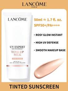 Lancôme UV Expert Defense SPF 50+ PA++++ 玫瑰花漾潤色臉部防曬霜 50ml / 1.7 Fl.Oz，3合1妝前乳與保濕霜，輕盈不油膩，提亮自然光澤，抗光老化，溫和適用敏感肌，送給媽媽的護膚禮物 - UV專家防護SPF 50+妝前乳和保濕霜 - 查看 1