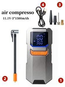 Portable Car Jump Starter With Air Compressor, Jump Starter Battery Pack, 5000A Peak With 150 PSI Tire Inflator, 12V Car Battery Jump Power Pack, Car Jumper Starter Portable, 5 In 1 Function Jump, Battery Charger - Multicolor - View 15